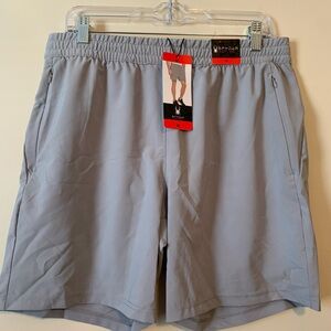 Spyder Men's Gray Athletic Shorts